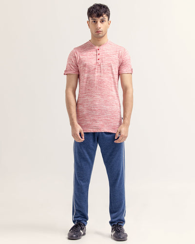 Men Short Sleeves Henley