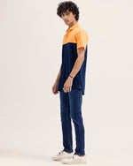 Men Color Block Button Down - Engine - Buy Now