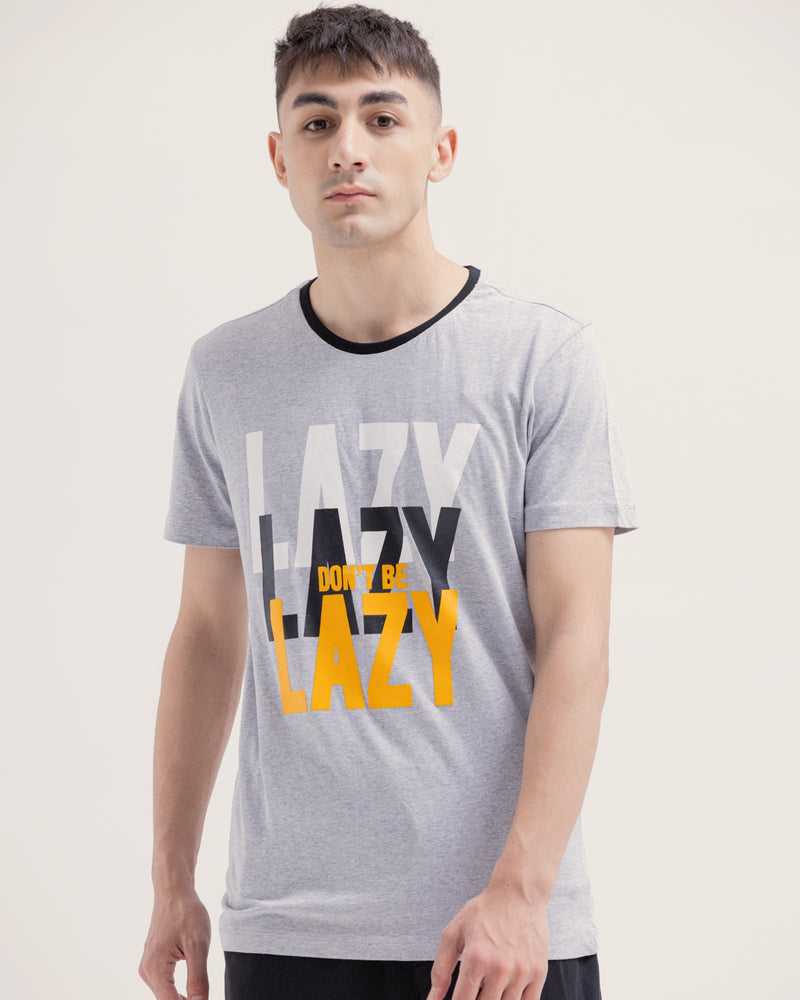 Men "Lazy" T Shirt - Engine - Buy Now