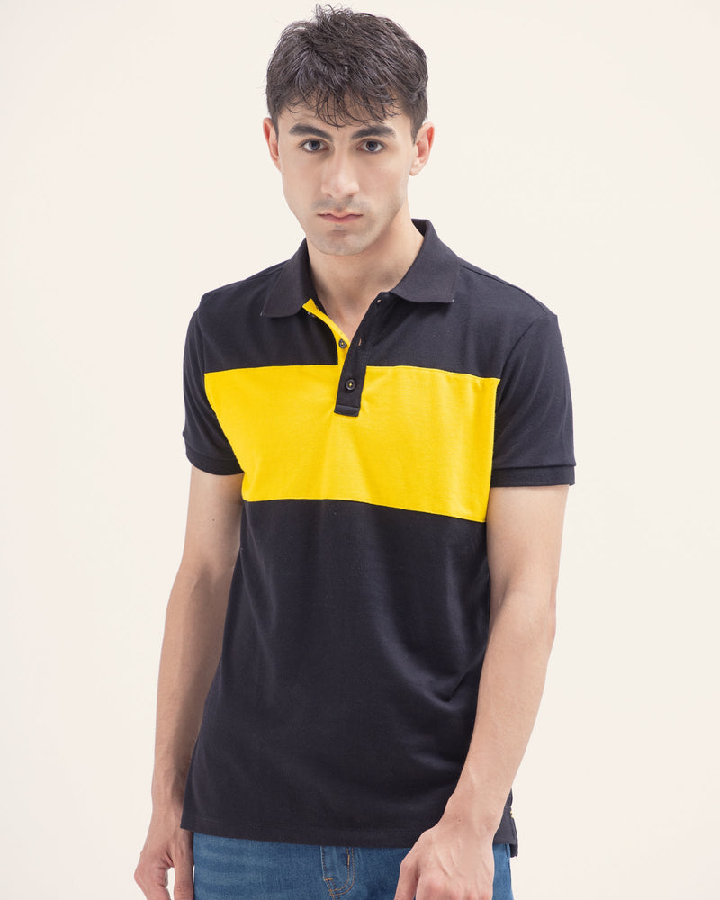 Men Panel Polo Tee - Engine - Buy Now