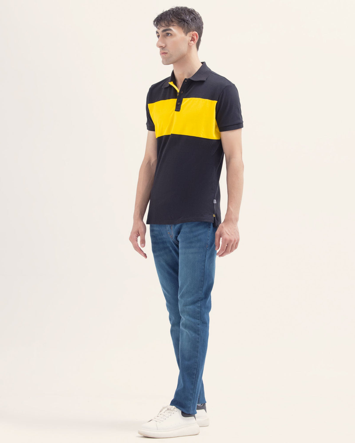 Men Panel Polo Tee - Engine - Buy Now