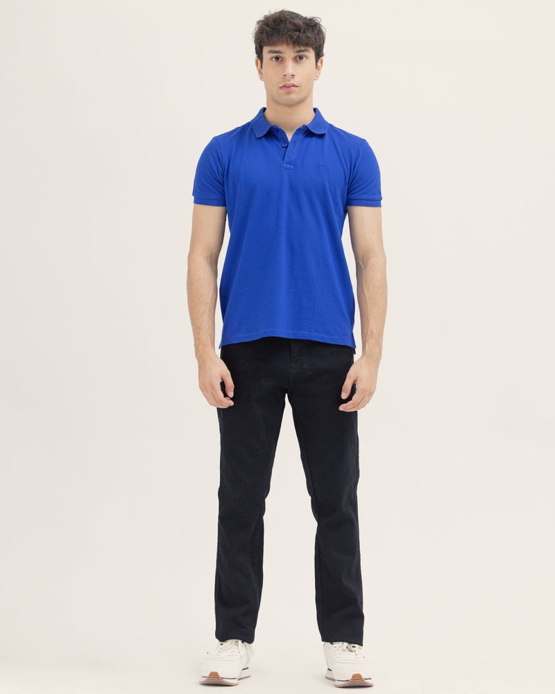 Men Solid Polo - Engine - Buy Now