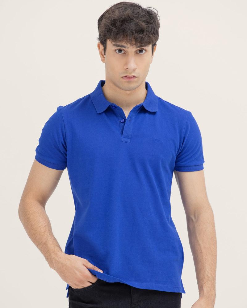 Men Solid Polo - Engine - Buy Now