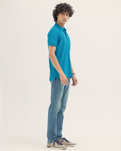 Men Solid Polo