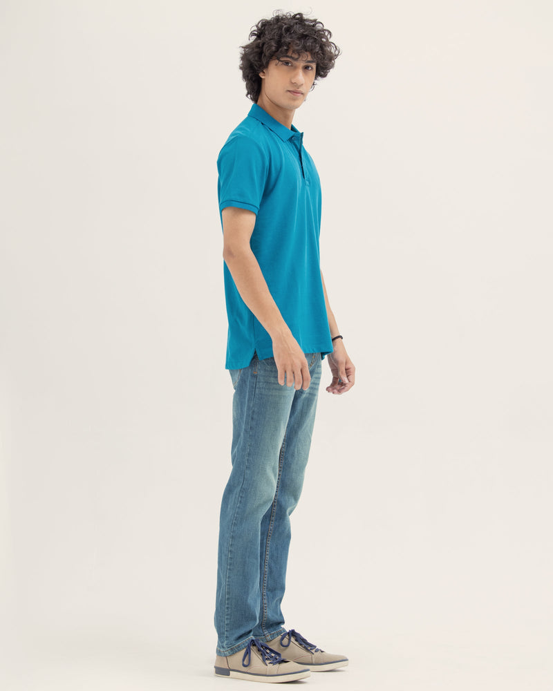 Men Solid Polo - Engine - Buy Now