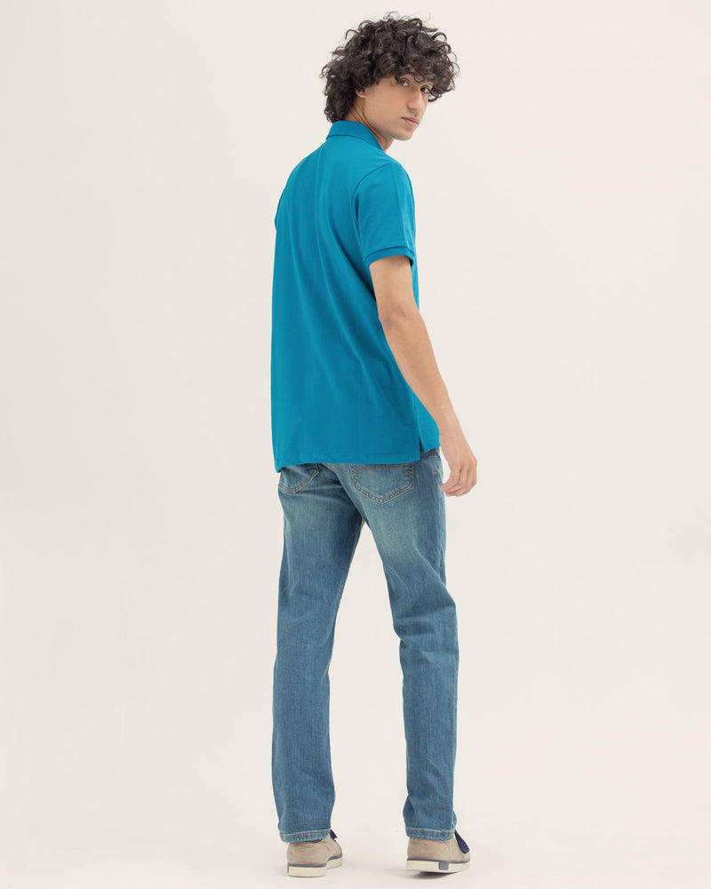 Men Solid Polo - Engine - Buy Now