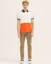 Men Color Block Polo