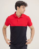 Men Color Block Polo - Engine - Buy Now