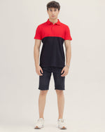 Men Color Block Polo - Engine - Buy Now