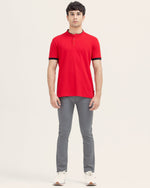 Men Ban Collar Polo - Engine - Buy Now