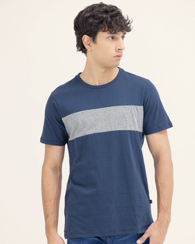Men Color Block T Shirt