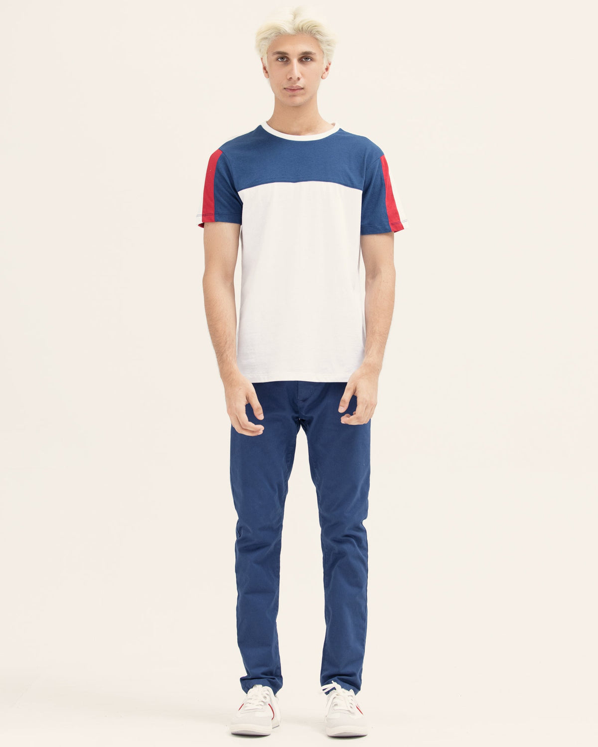 Men Color Block T Shirt - Engine - Buy Now