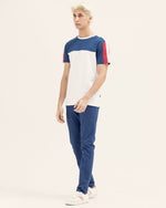 Men Color Block T Shirt - Engine - Buy Now