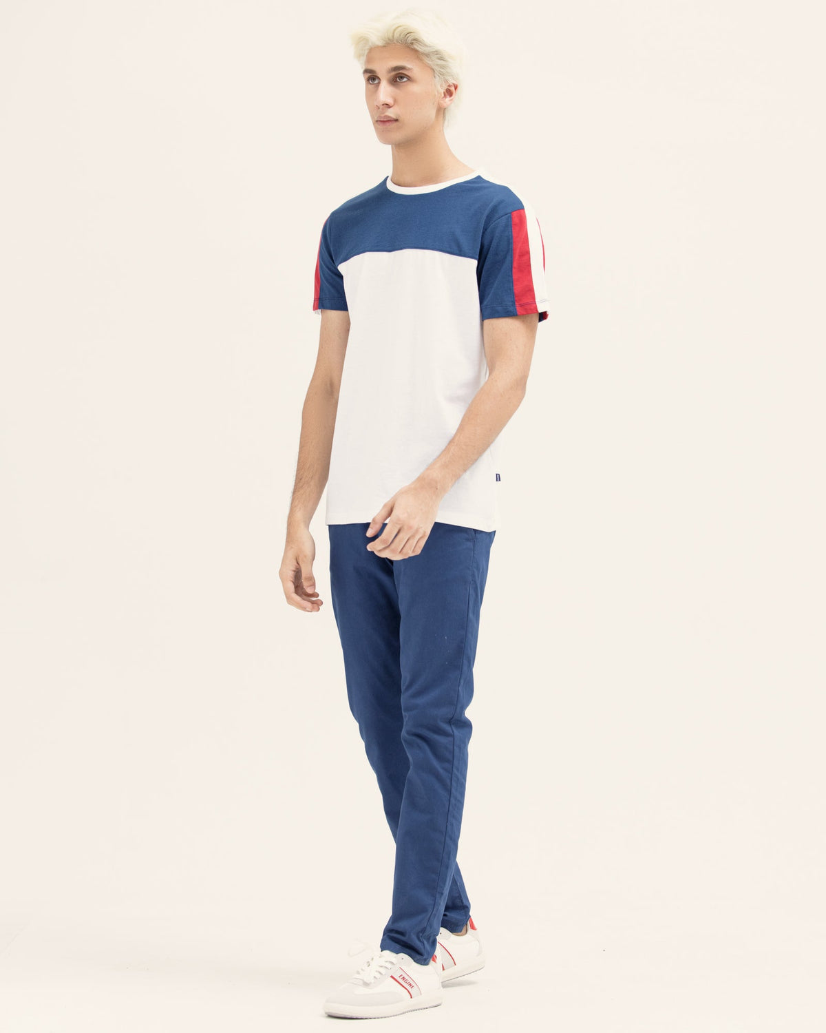 Men Color Block T Shirt - Engine - Buy Now