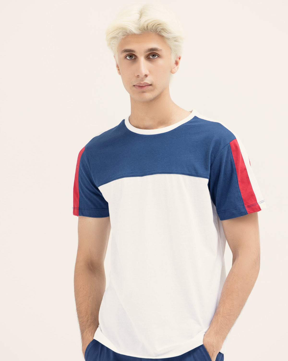 Men Color Block T Shirt - Engine - Buy Now