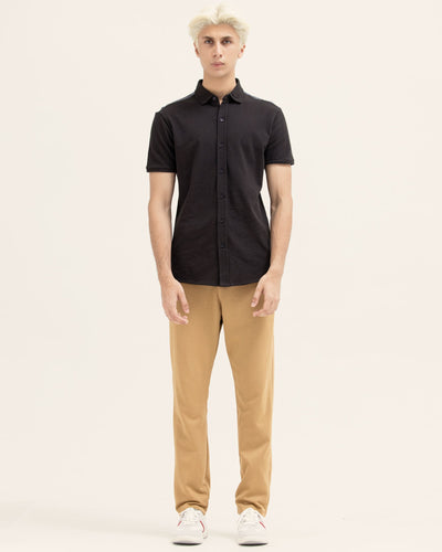 Men Plain Button Down