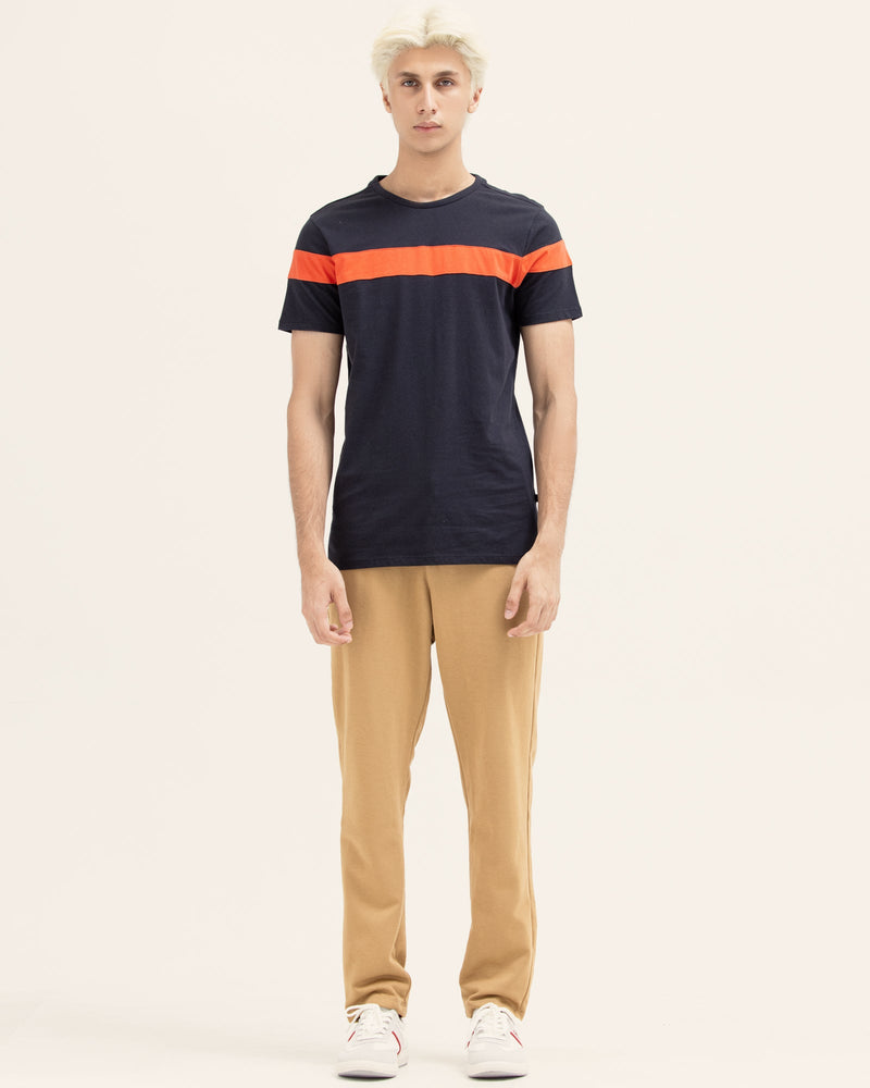 Men Striped T Shirt - Engine - Buy Now