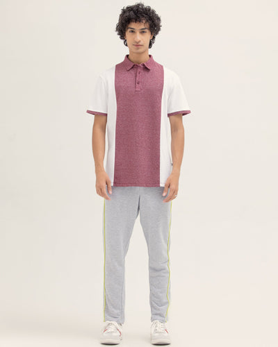 Men Panel Polo Tee