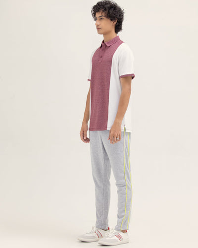 Men Panel Polo Tee
