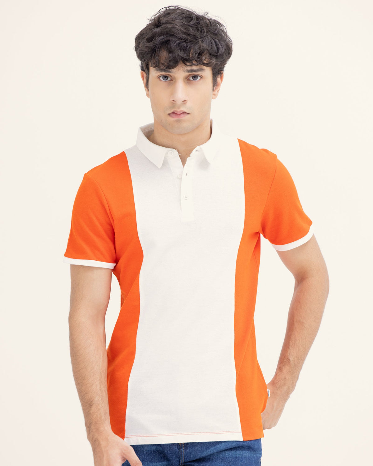 Men Panel Polo Tee - Engine - Buy Now