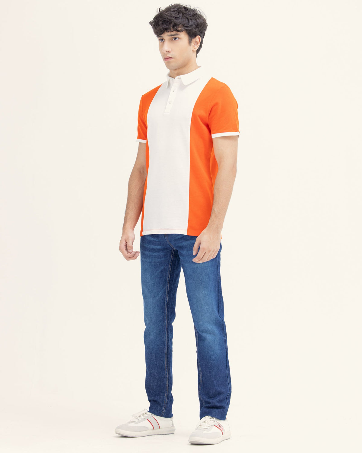 Men Panel Polo Tee - Engine - Buy Now