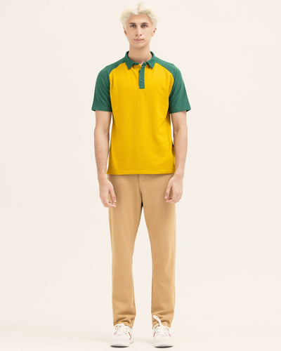 Men Raglan Polo