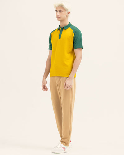 Men Raglan Polo