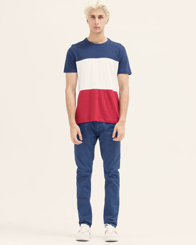 Men Color Block T Shirt