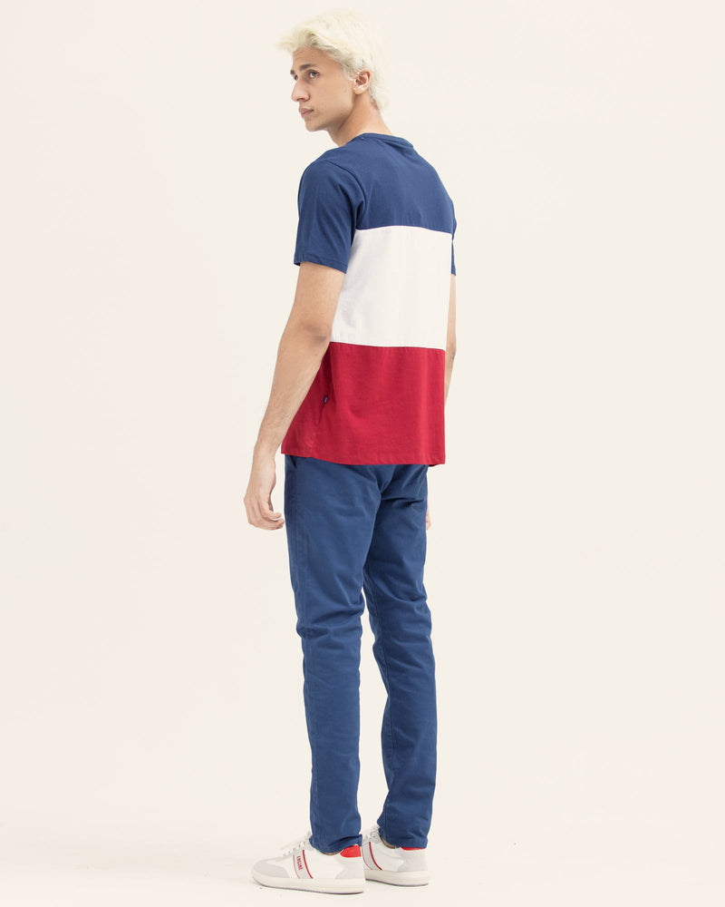 Men Color Block T Shirt - Engine - Buy Now