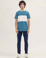 Men Color Block Polo - Engine - Buy Now