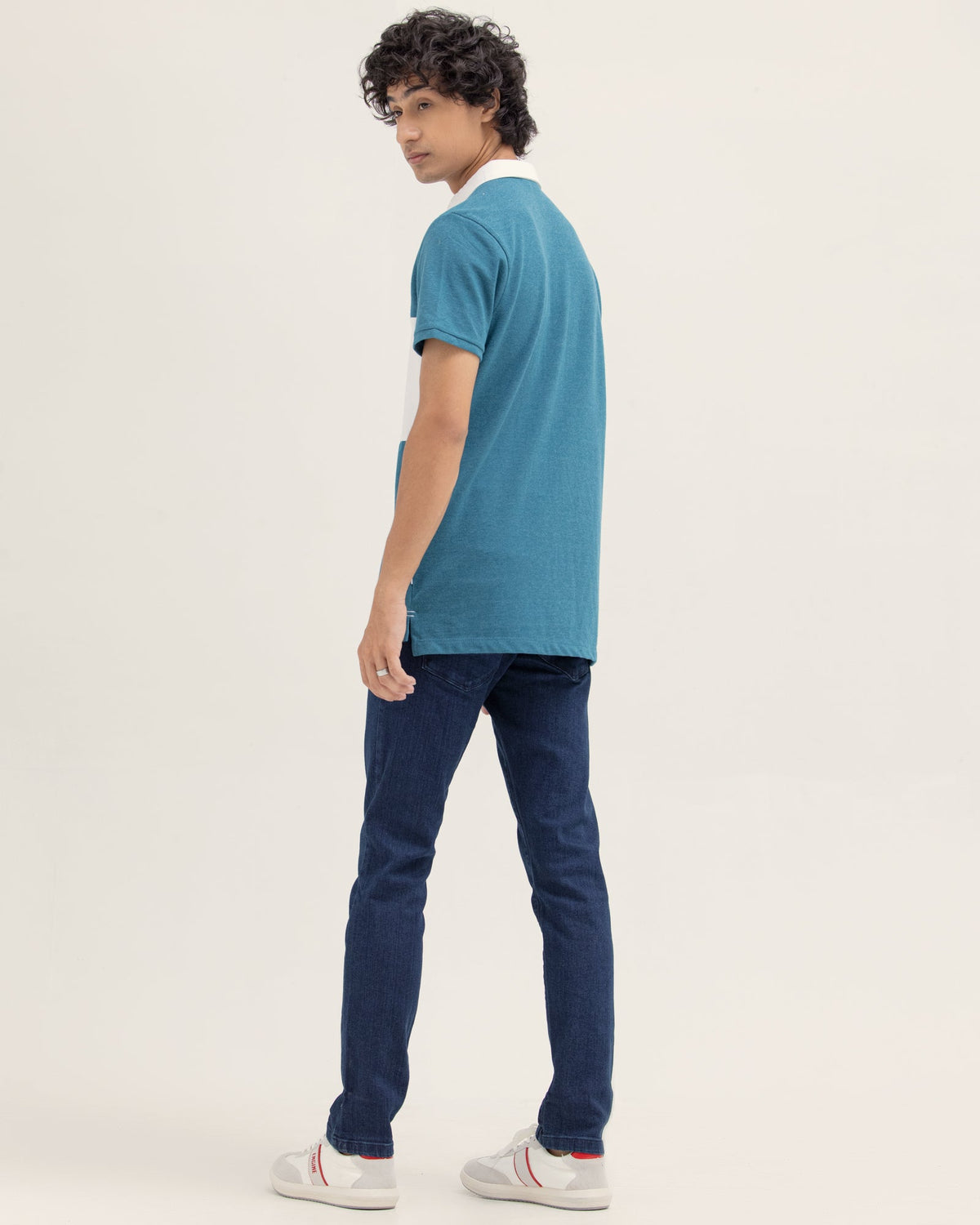 Men Color Block Polo - Engine - Buy Now