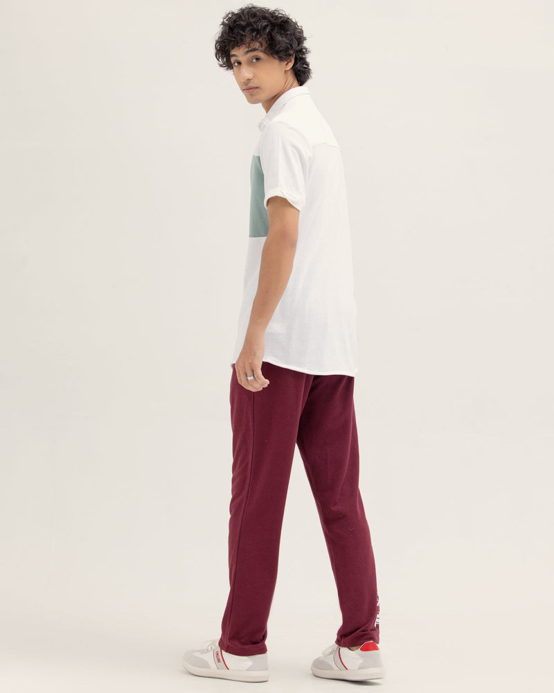 Men Color Block Button Down - Engine - Buy Now