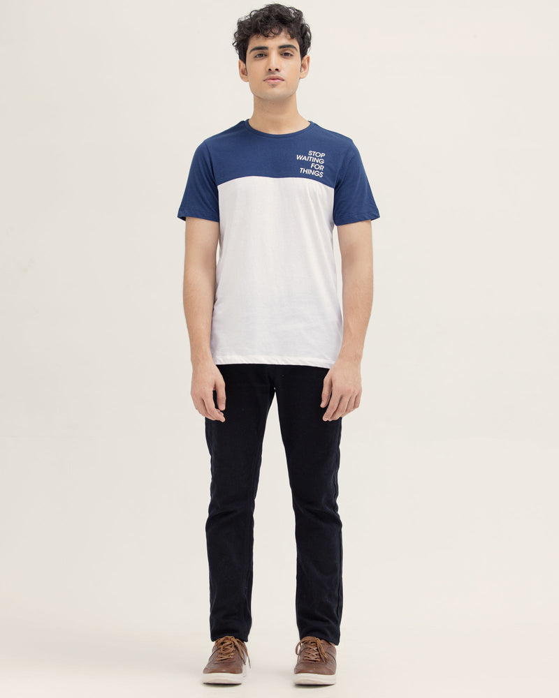 Men Color Block T Shirt - Engine - Buy Now