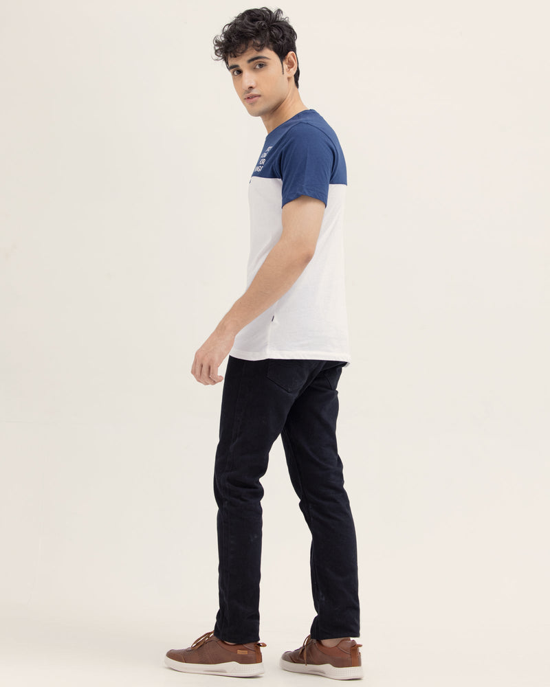 Men Color Block T Shirt - Engine - Buy Now