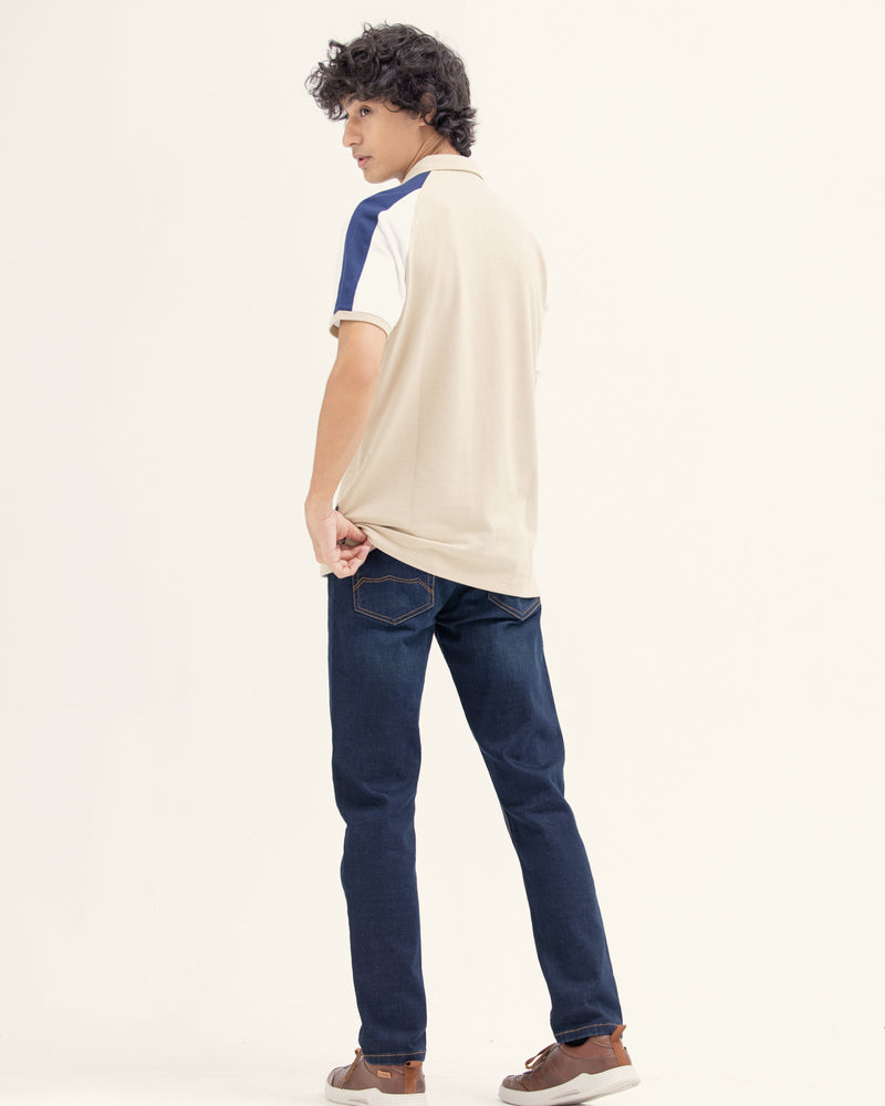 Men Panel Polo Tee - Engine - Buy Now