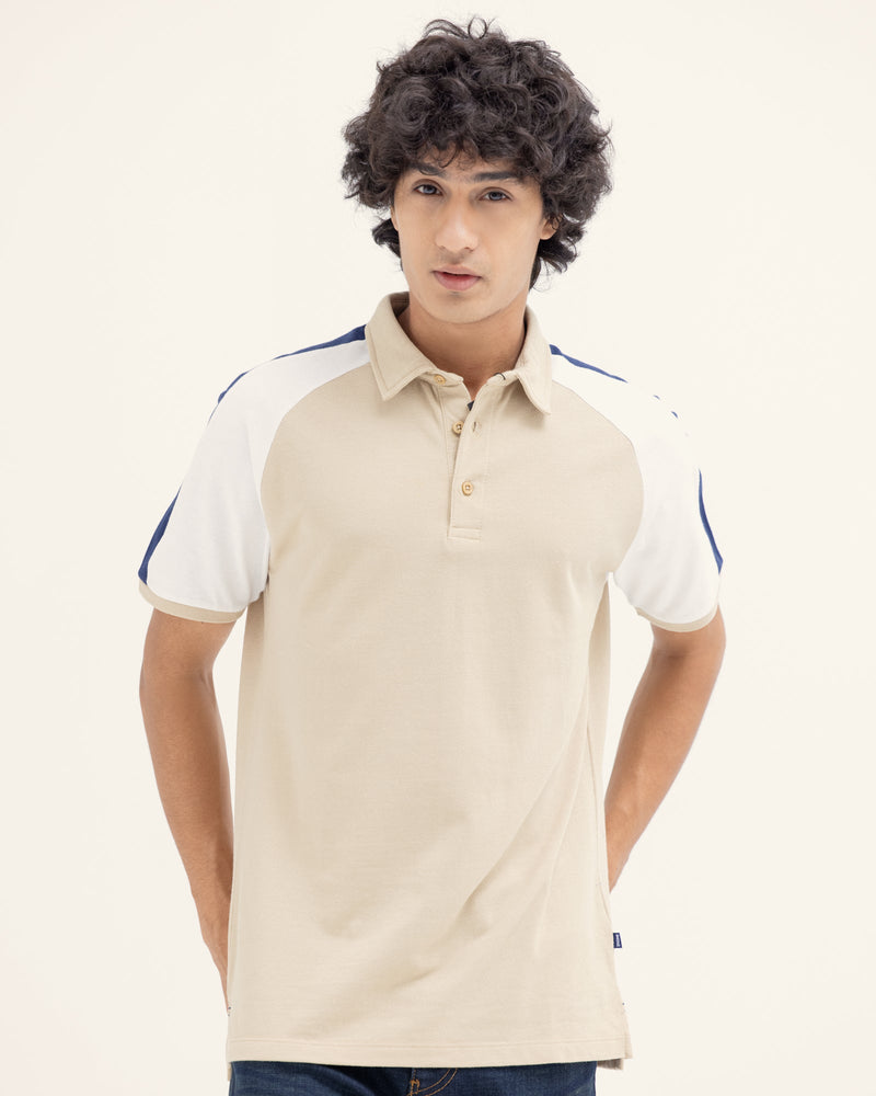 Men Panel Polo Tee - Engine - Buy Now