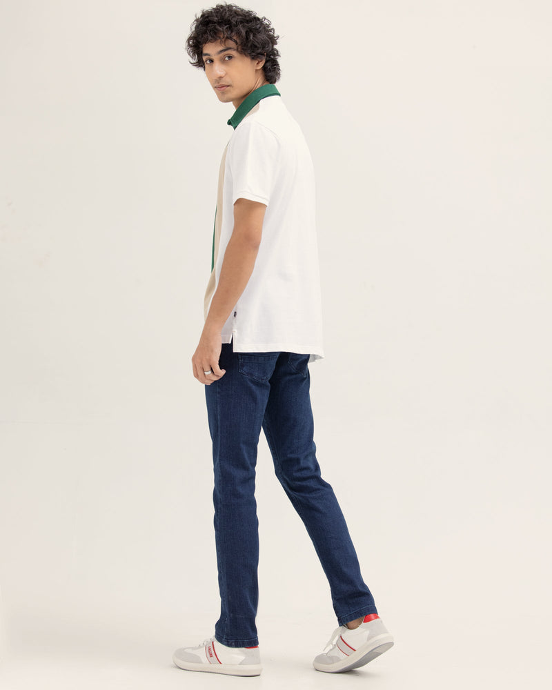Men Panel Polo Tee - Engine - Buy Now