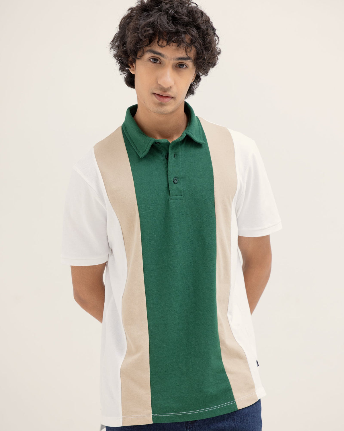 Men Panel Polo Tee - Engine - Buy Now