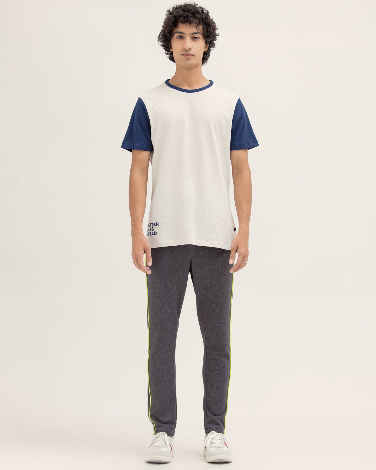 Men Colored Sleeves T Shirt - Engine - Buy Now