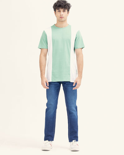 Men Color Block T Shirt