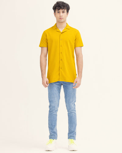 Men Plain Button Down