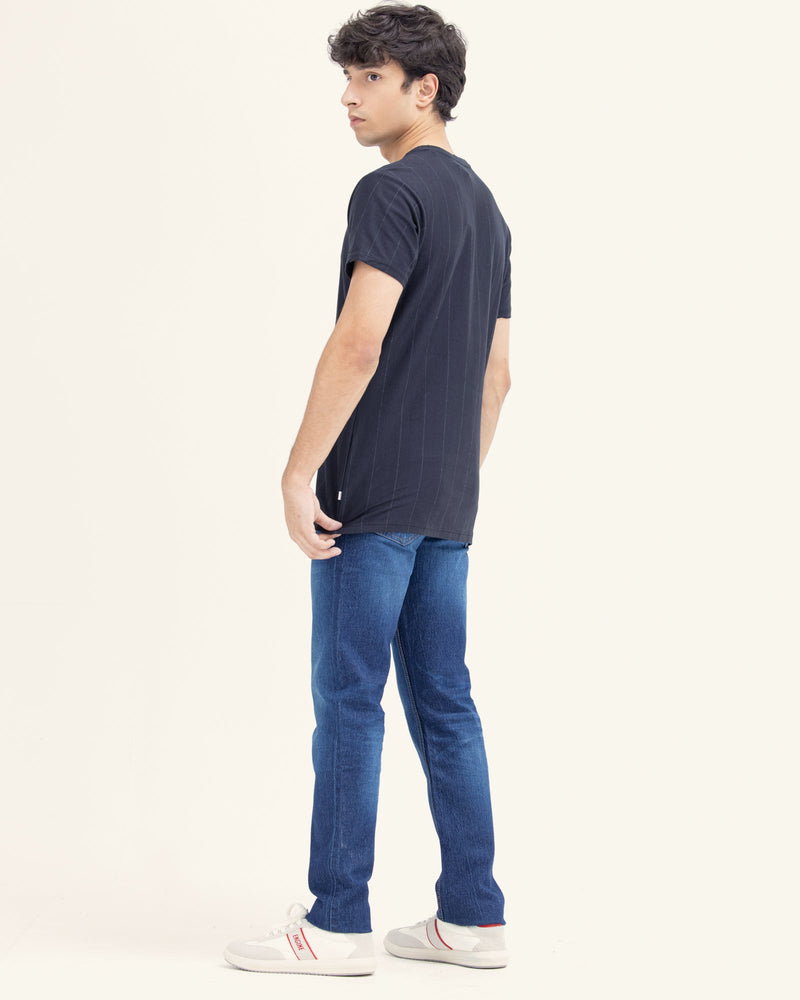 Men Lined T Shirt - Engine - Buy Now