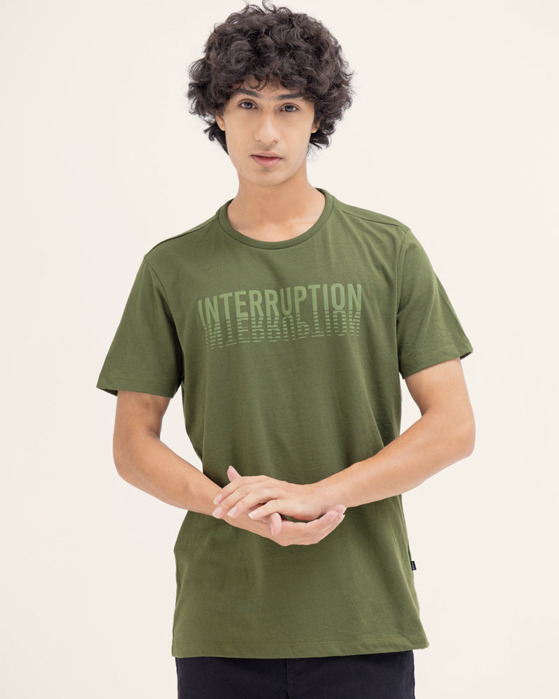 Men "Interruption" T Shirt - Engine - Buy Now