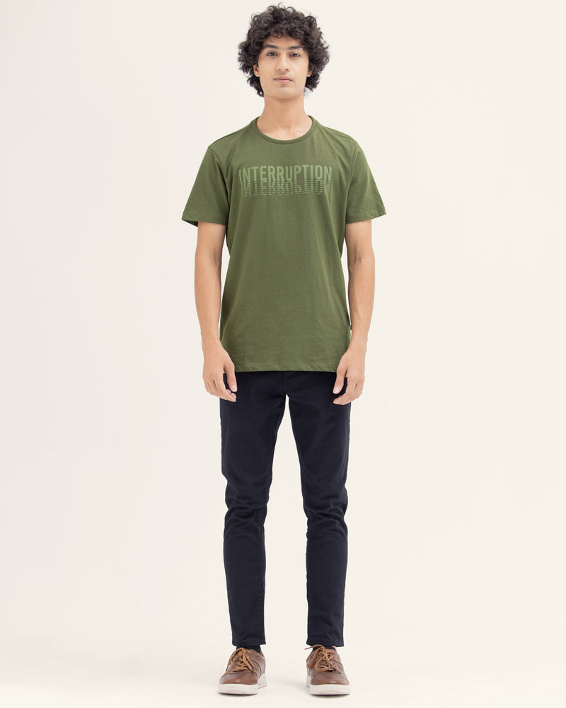 Men "Interruption" T Shirt - Engine - Buy Now