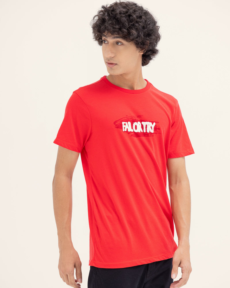 Men "Fail or Try" T Shirt - Engine - Buy Now