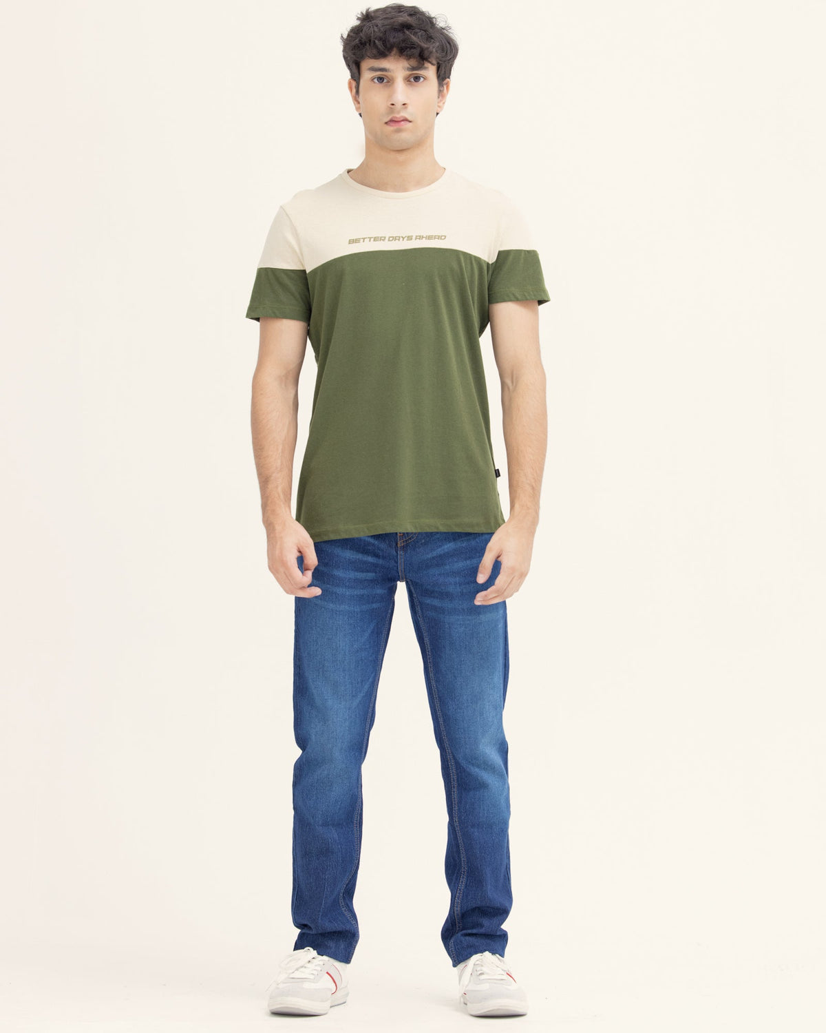 Men Color Block T Shirt - Engine - Buy Now
