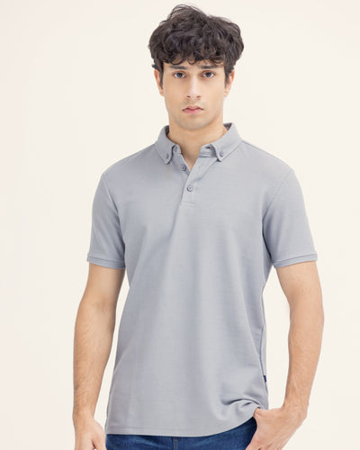 Men Solid Polo