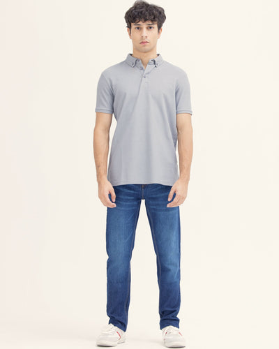 Men Solid Polo