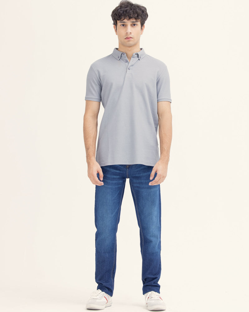 Men Solid Polo - Engine - Buy Now