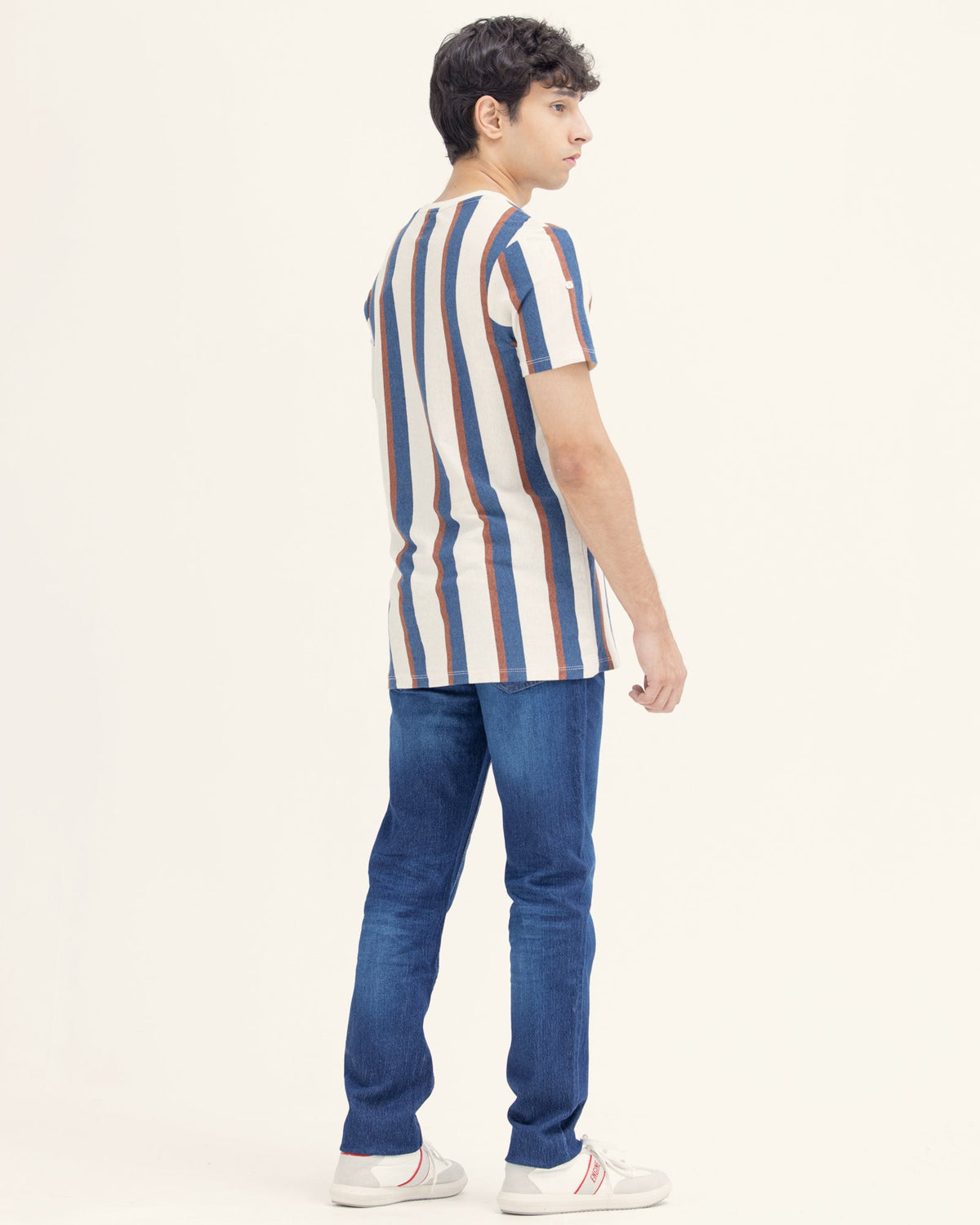 Men Striped Henley - Engine - Buy Now